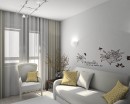 Lily Flower with Quotes Decal Lily Flower with Quotes Vinyl Decals Modern Wall Art